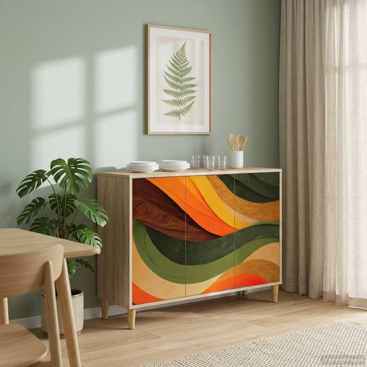 Sideboard BONN Sonoma 102 x 33 x 75 cm Engineered Wood