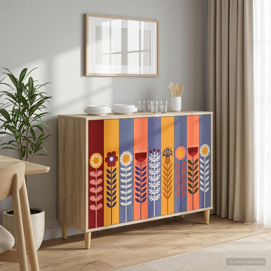 Sideboard ESSEN Sonoma 102 x 33 x 75 cm Engineered Wood