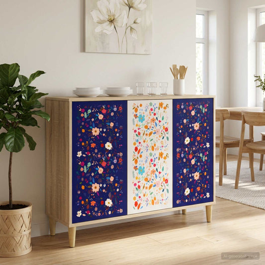 Sideboard MAINZ Sonoma 102 x 33 x 75 cm Engineered Wood