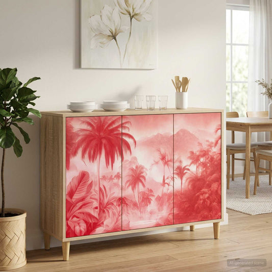 Sideboard AACHEN Sonoma 102 x 33 x 75 cm Engineered Wood
