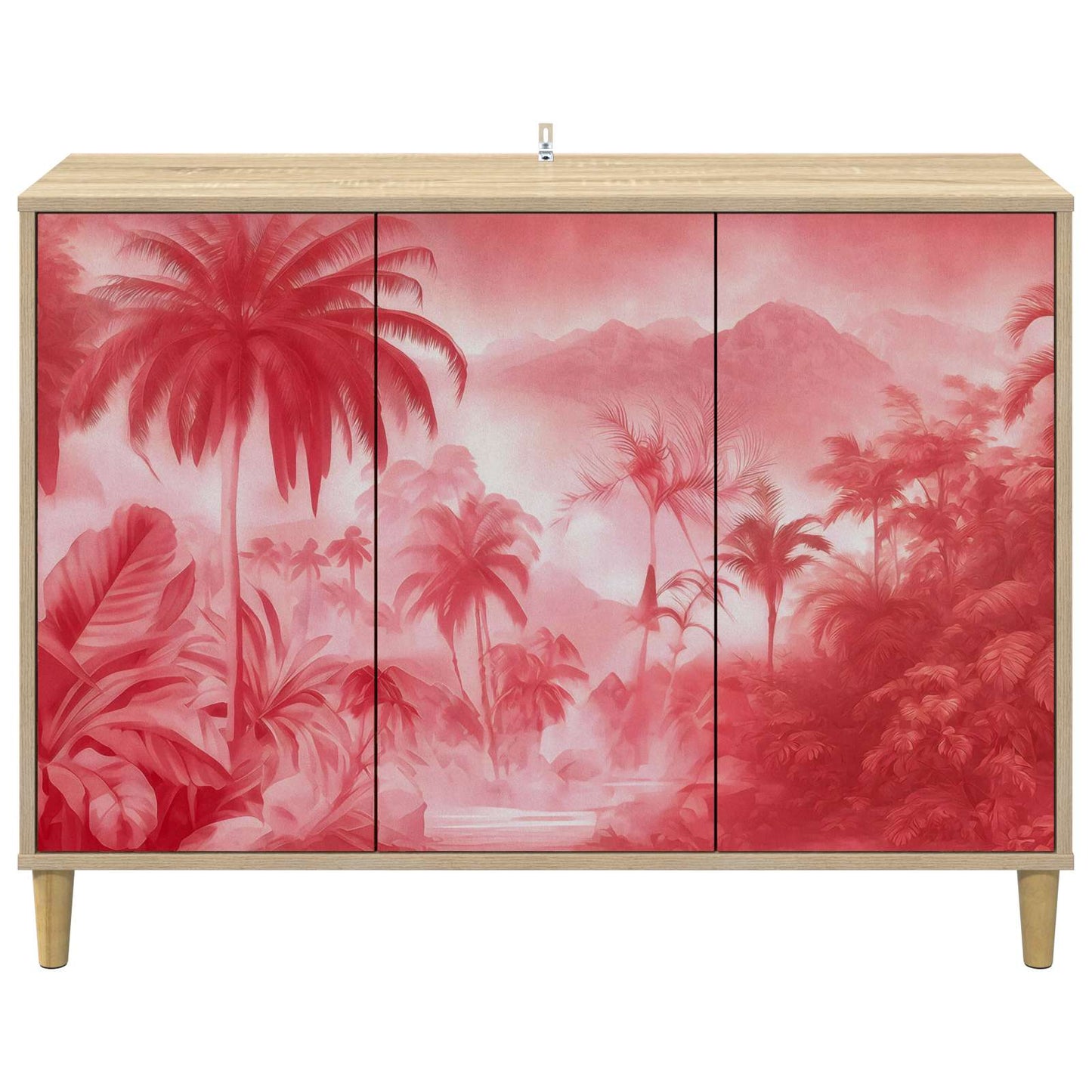 Sideboard AACHEN Sonoma 102 x 33 x 75 cm Engineered Wood