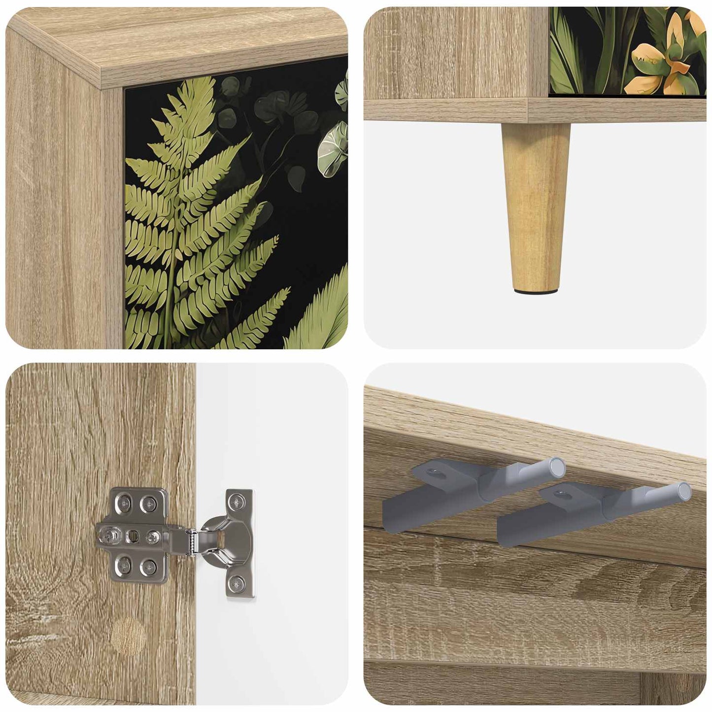 TV Cabinet RHENEN 69 x 33 x 50 cm Sonoma Engineered Wood