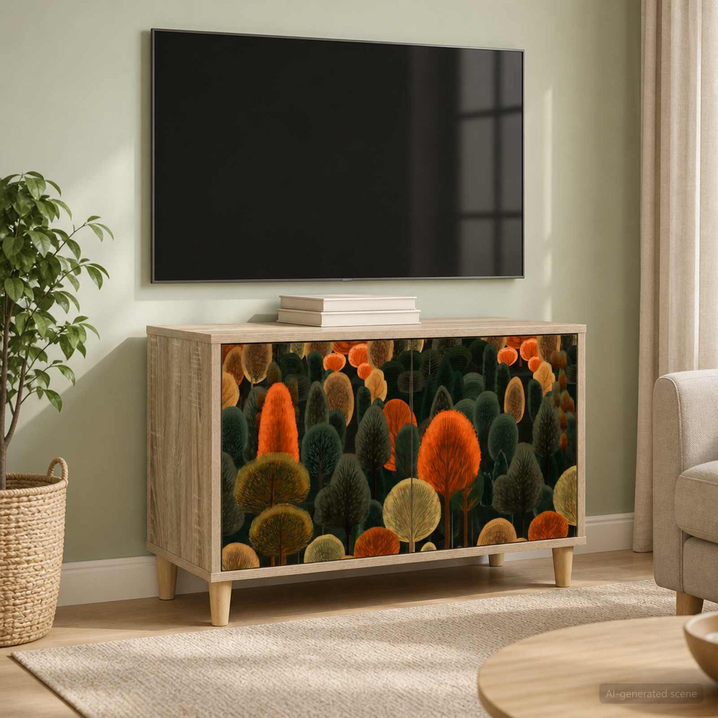 TV Cabinet ZAANDAM 69 x 33 x 50 cm Sonoma Engineered Wood