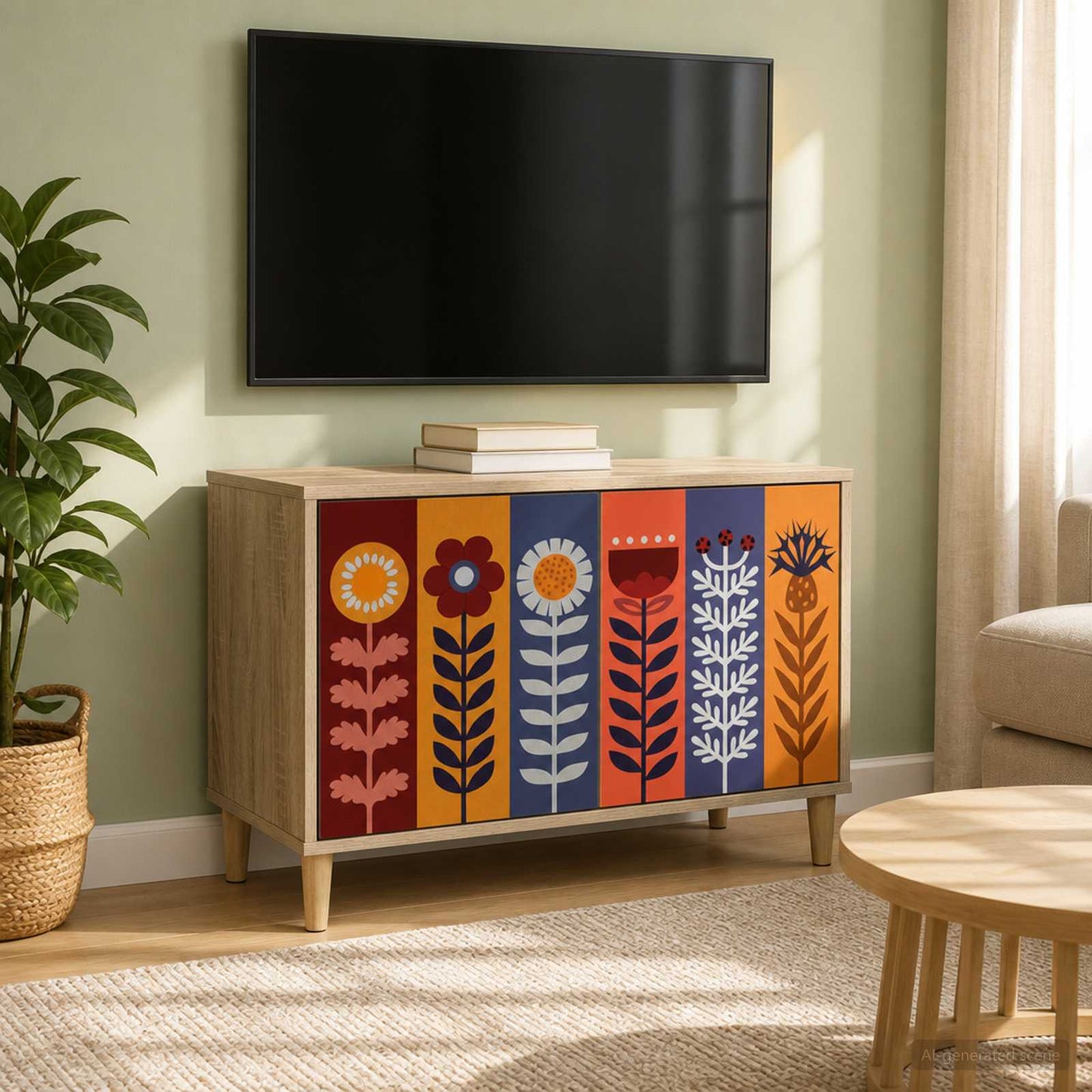 TV Cabinet ESSEN 69 x 33 x 50 cm Sonoma Engineered Wood