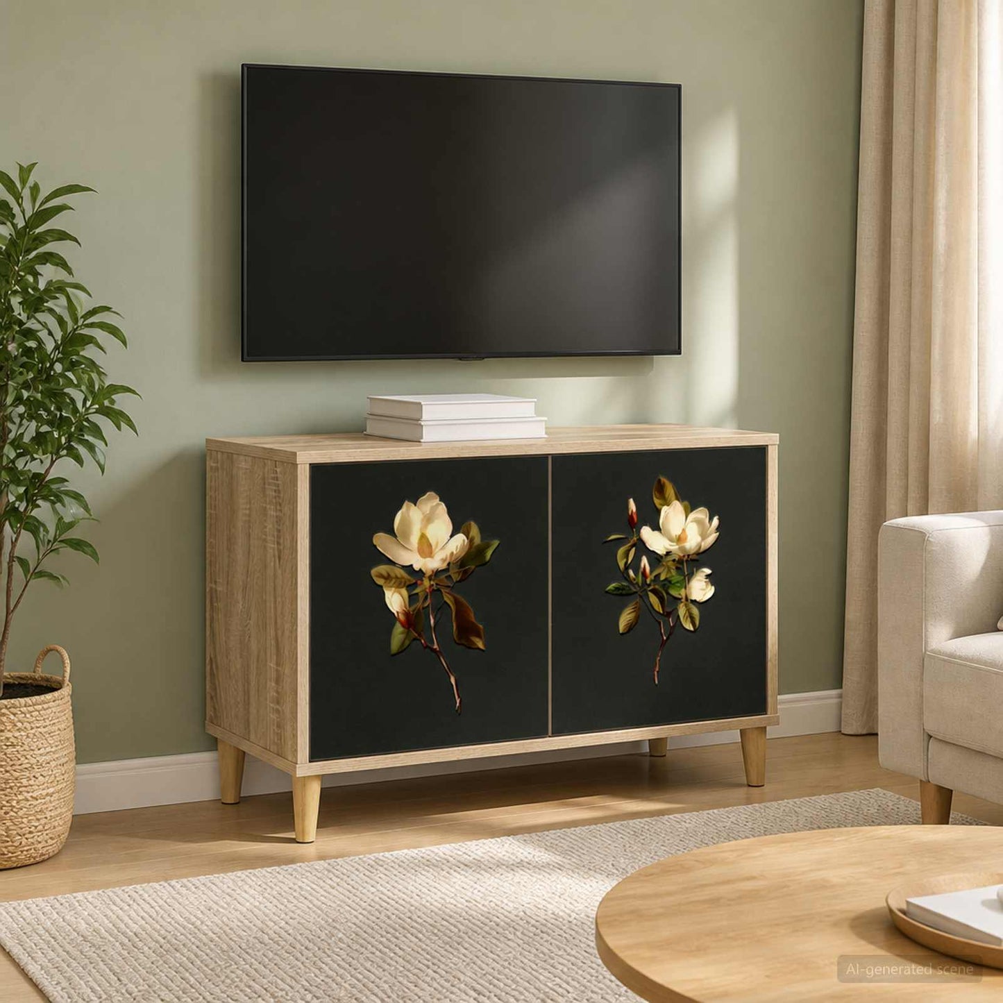 TV Cabinet BREMEN 69 x 33 x 50 cm Sonoma Engineered Wood