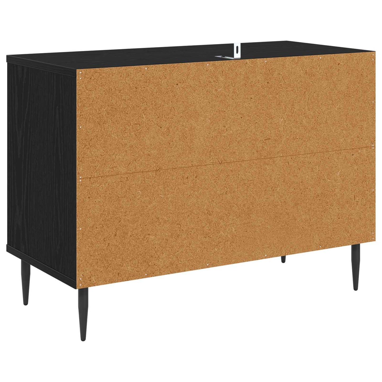 TV Cabinet MAINZ 69 x 33 x 50.5 cm Black Oak Engineered Wood