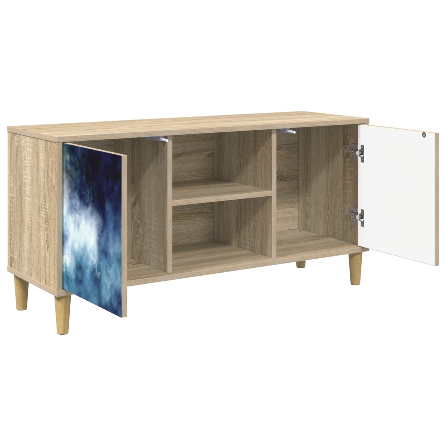 TV Cabinet RAALTE 102 x 33 x 50 cm Sonoma Engineered Wood