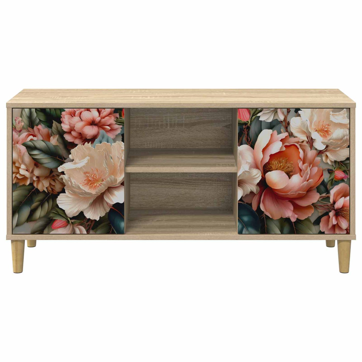 TV Cabinet BORNE 102 x 33 x 50 cm Sonoma Engineered Wood