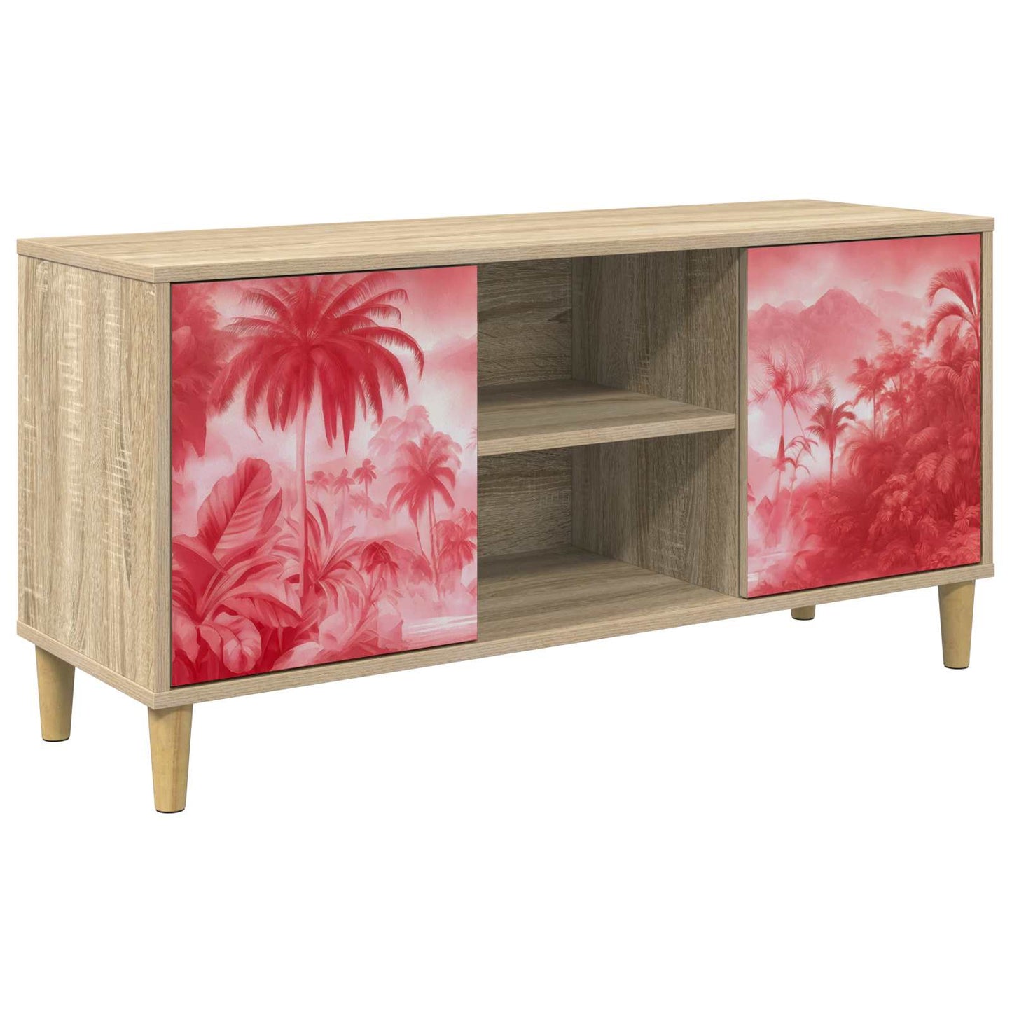 TV Cabinet AACHEN 102 x 33 x 50 cm Sonoma Engineered Wood