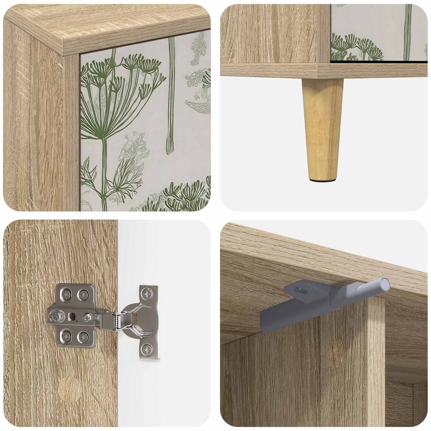 TV Cabinet GOTHA 102 x 33 x 50 cm Sonoma Engineered Wood