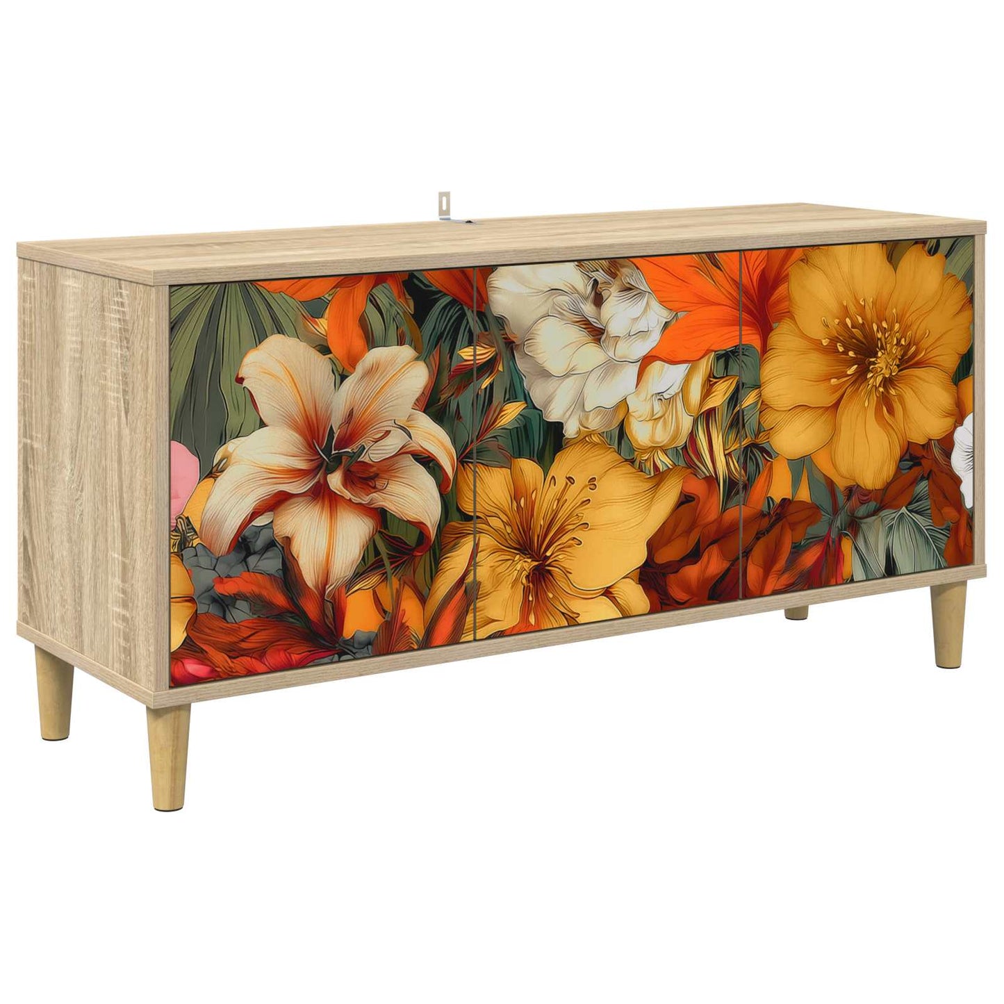 TV Cabinet GENNEP 102 x 33 x 50 cm Sonoma Engineered Wood