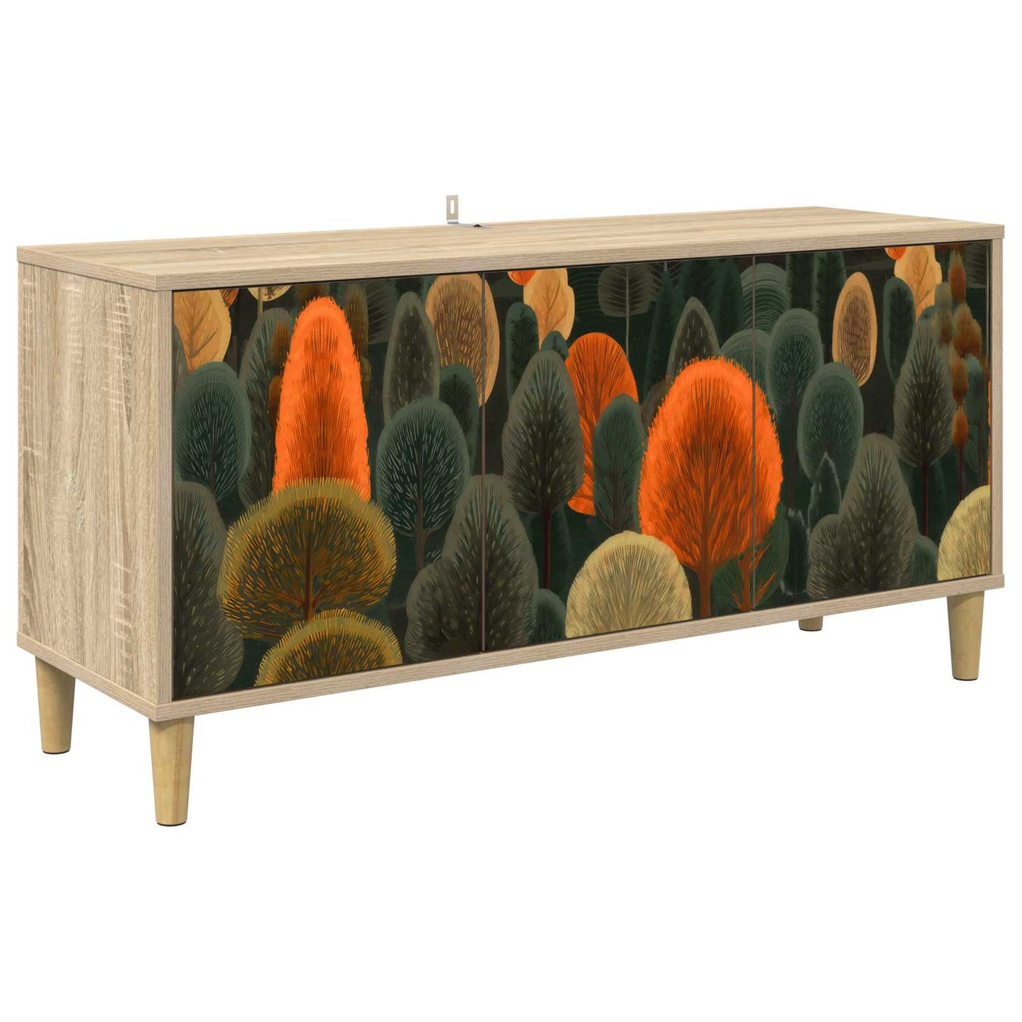 TV Cabinet ZAANDAM 102 x 33 x 50 cm Sonoma Engineered Wood