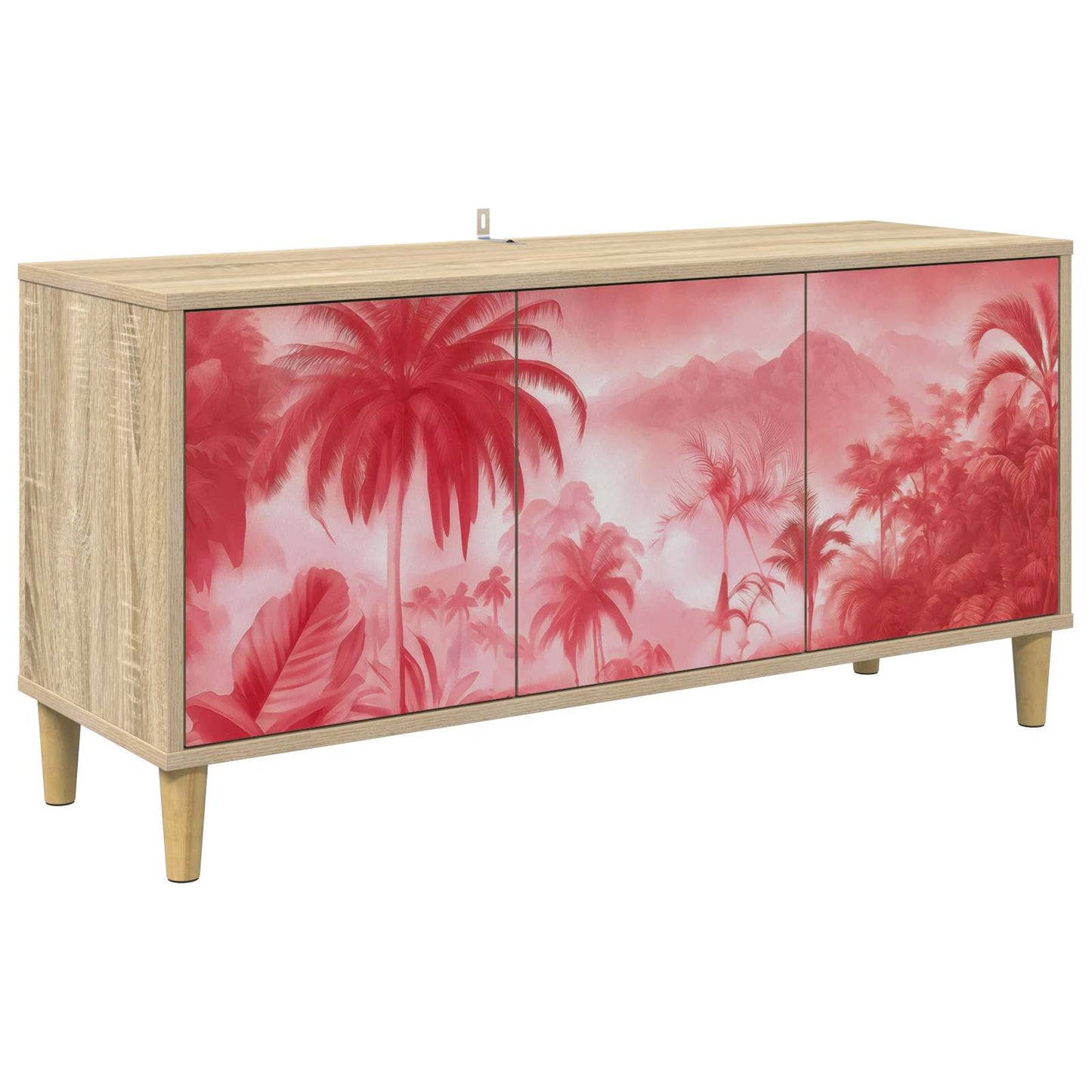 TV Cabinet AACHEN 102 x 33 x 50 cm Sonoma Engineered Wood