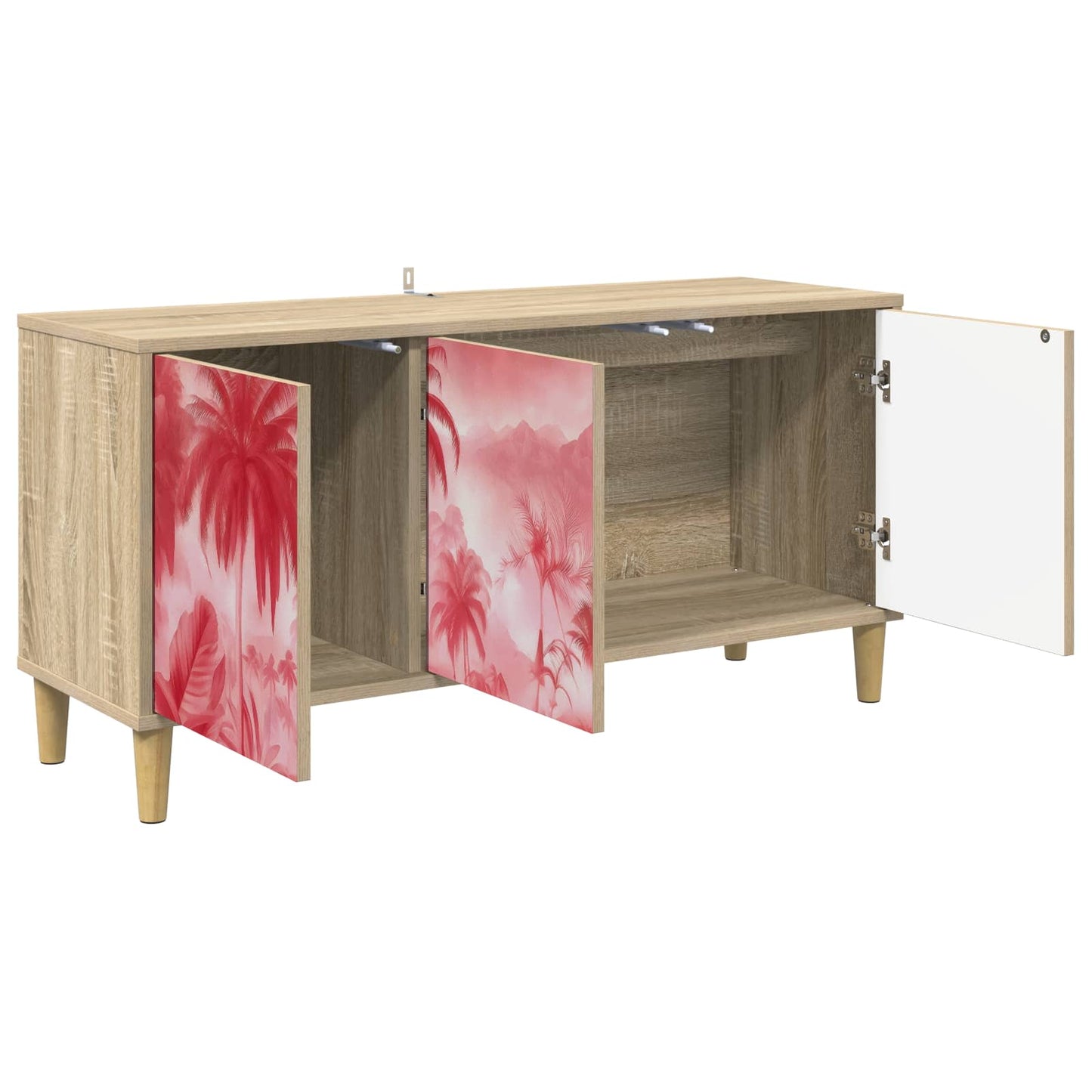 TV Cabinet AACHEN 102 x 33 x 50 cm Sonoma Engineered Wood