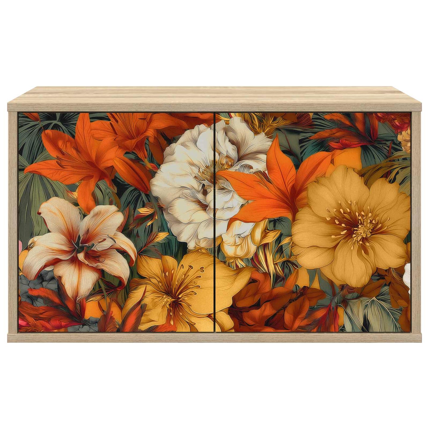 Wall-mounted TV Cabinet GENNEP 69 x 33 x 40 cm Sonoma Oak