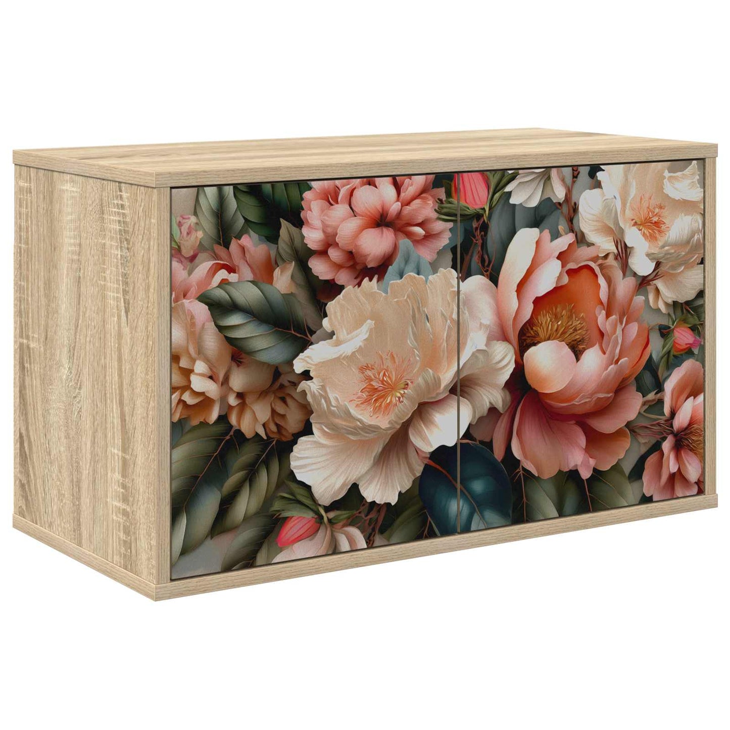 Wall-mounted TV Cabinet BORNE 69 x 33 x 40 cm Sonoma Oak