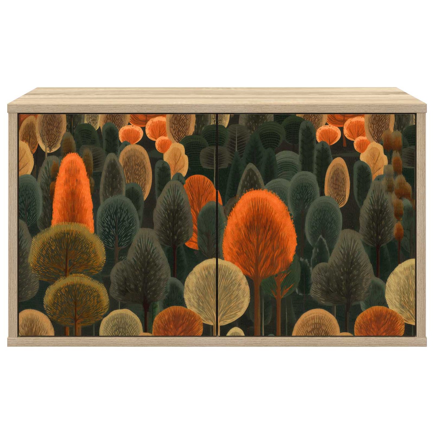 Wall-mounted TV Cabinet ZAANDAM 69 x 33 x 40 cm Sonoma Oak