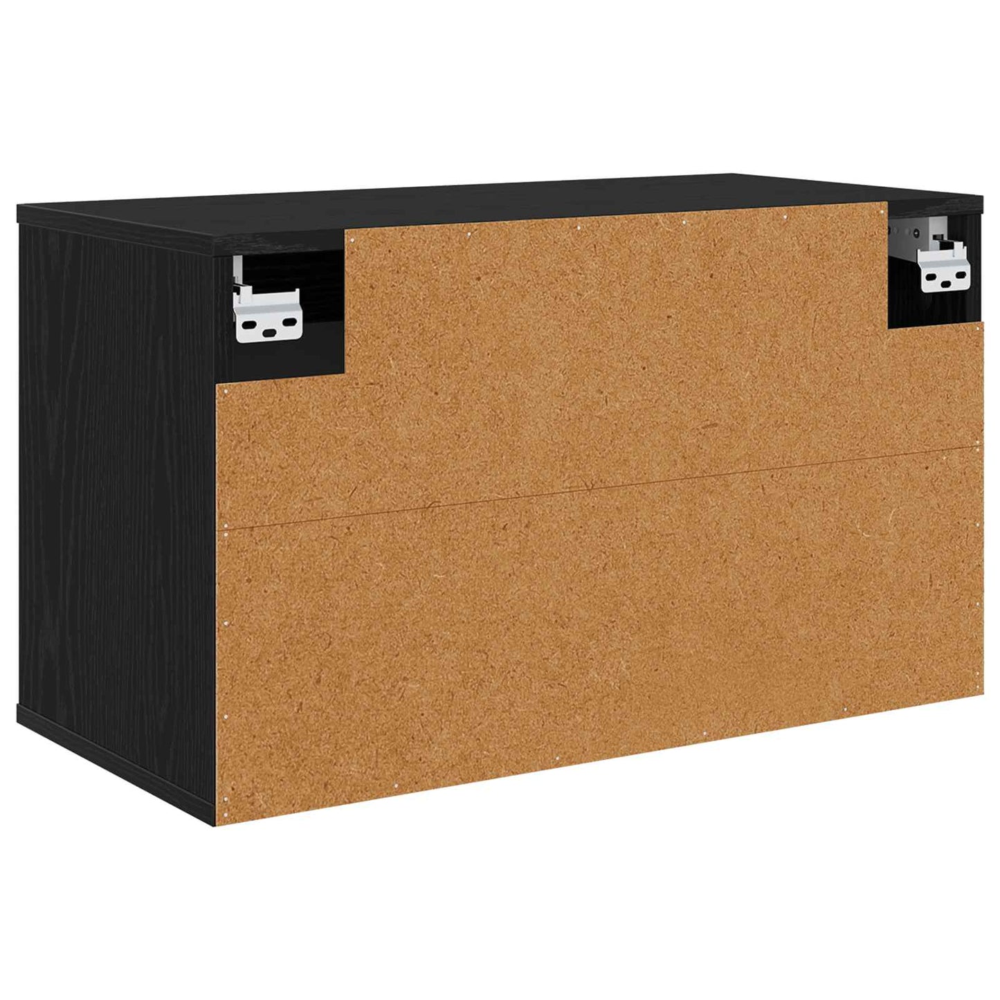 Wall-mounted TV Cabinet ESSEN 69 x 33 x 40 cm Black Oak