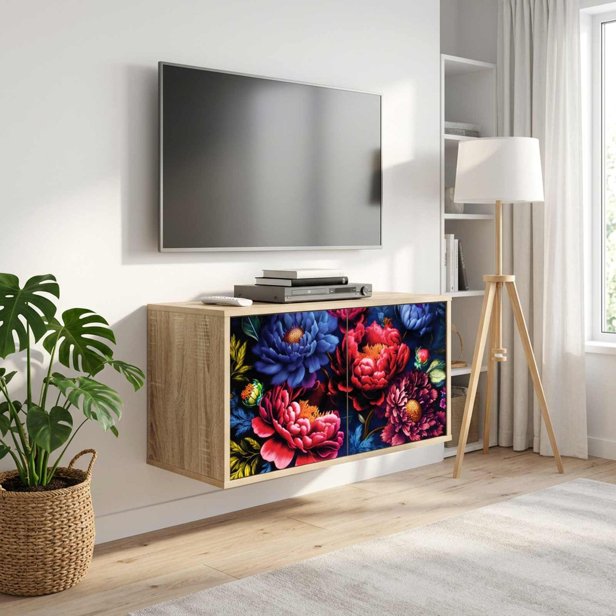 Wall-mounted TV Cabinet KIEL 69 x 33 x 40 cm Sonoma Oak