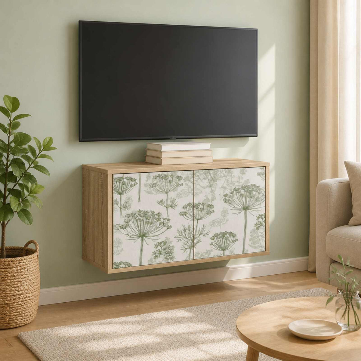 Wall-mounted TV Cabinet GOTHA 69 x 33 x 40 cm Sonoma Oak