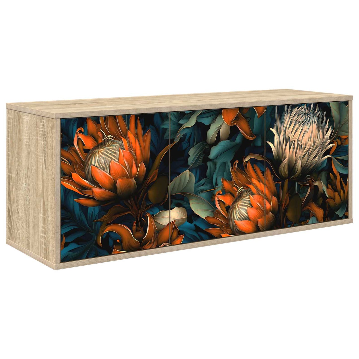 Wall-mounted TV Cabinet LOCHEM 102 x 33 x 40 cm Sonoma Oak