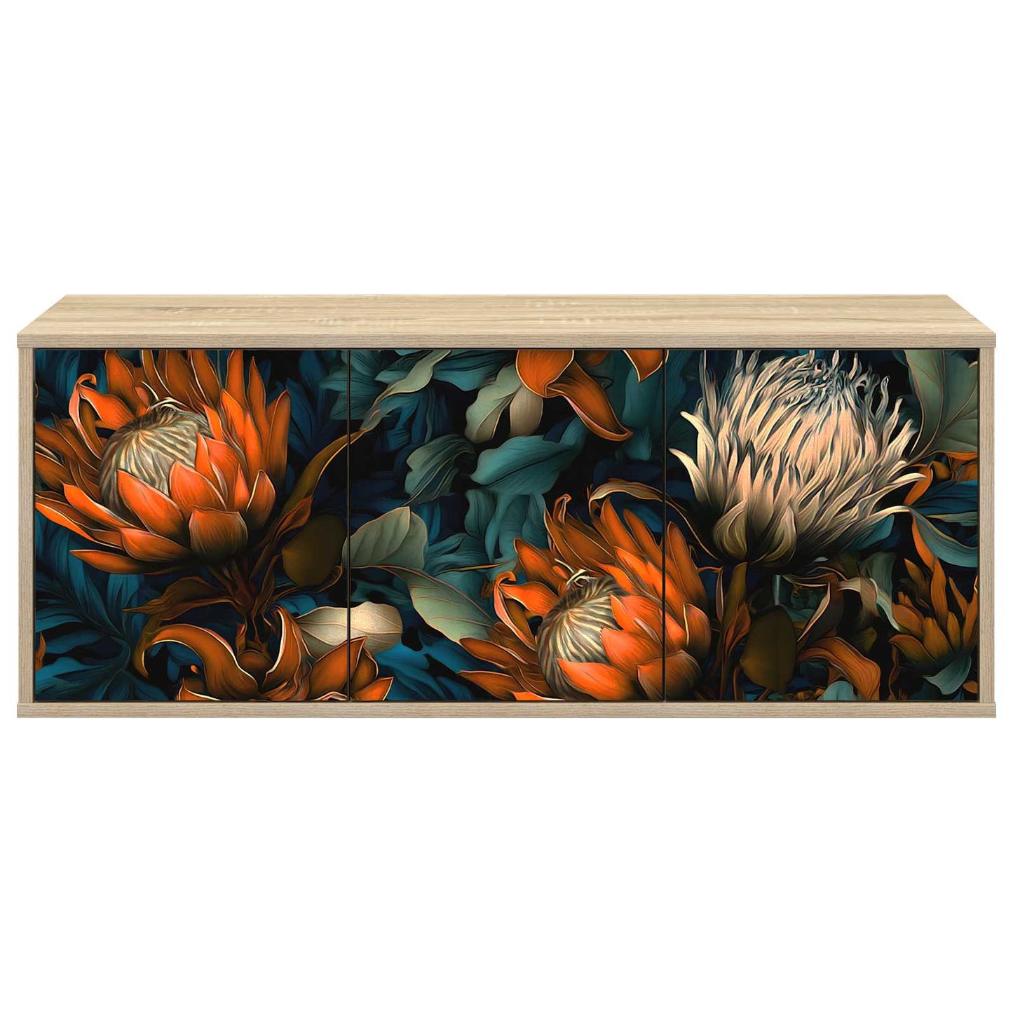 Wall-mounted TV Cabinet LOCHEM 102 x 33 x 40 cm Sonoma Oak