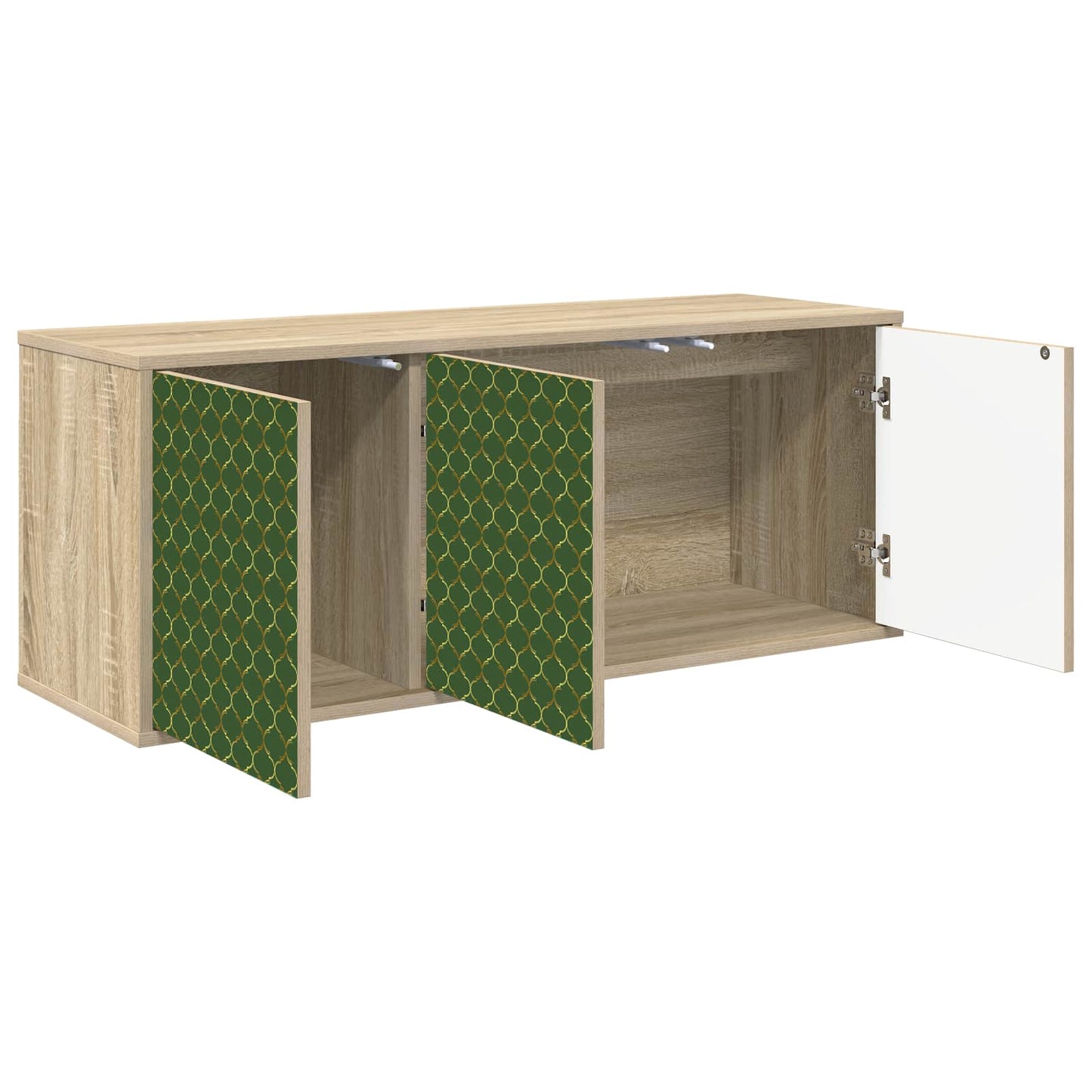 Wall-mounted TV Cabinet GELEEN 102 x 33 x 40 cm Sonoma Oak