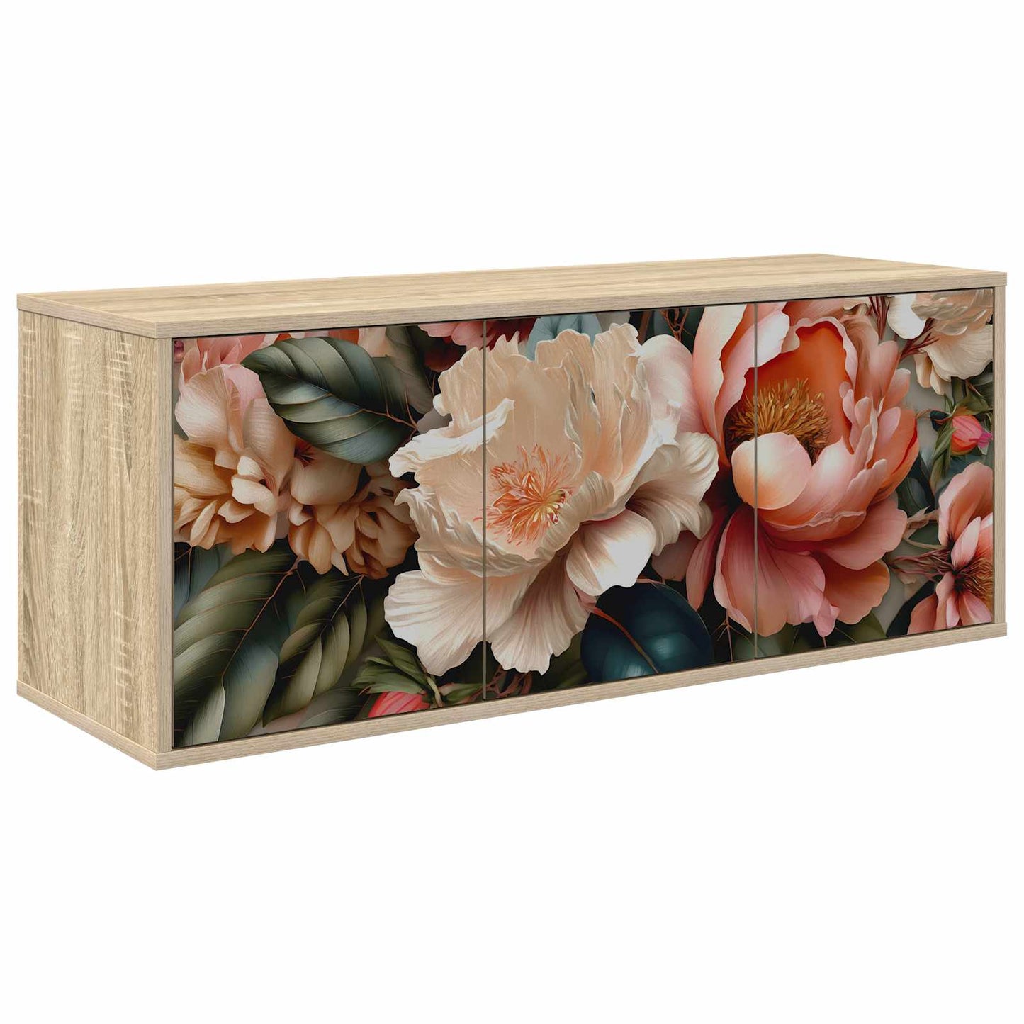 Wall-mounted TV Cabinet BORNE 102 x 33 x 40 cm Sonoma Oak