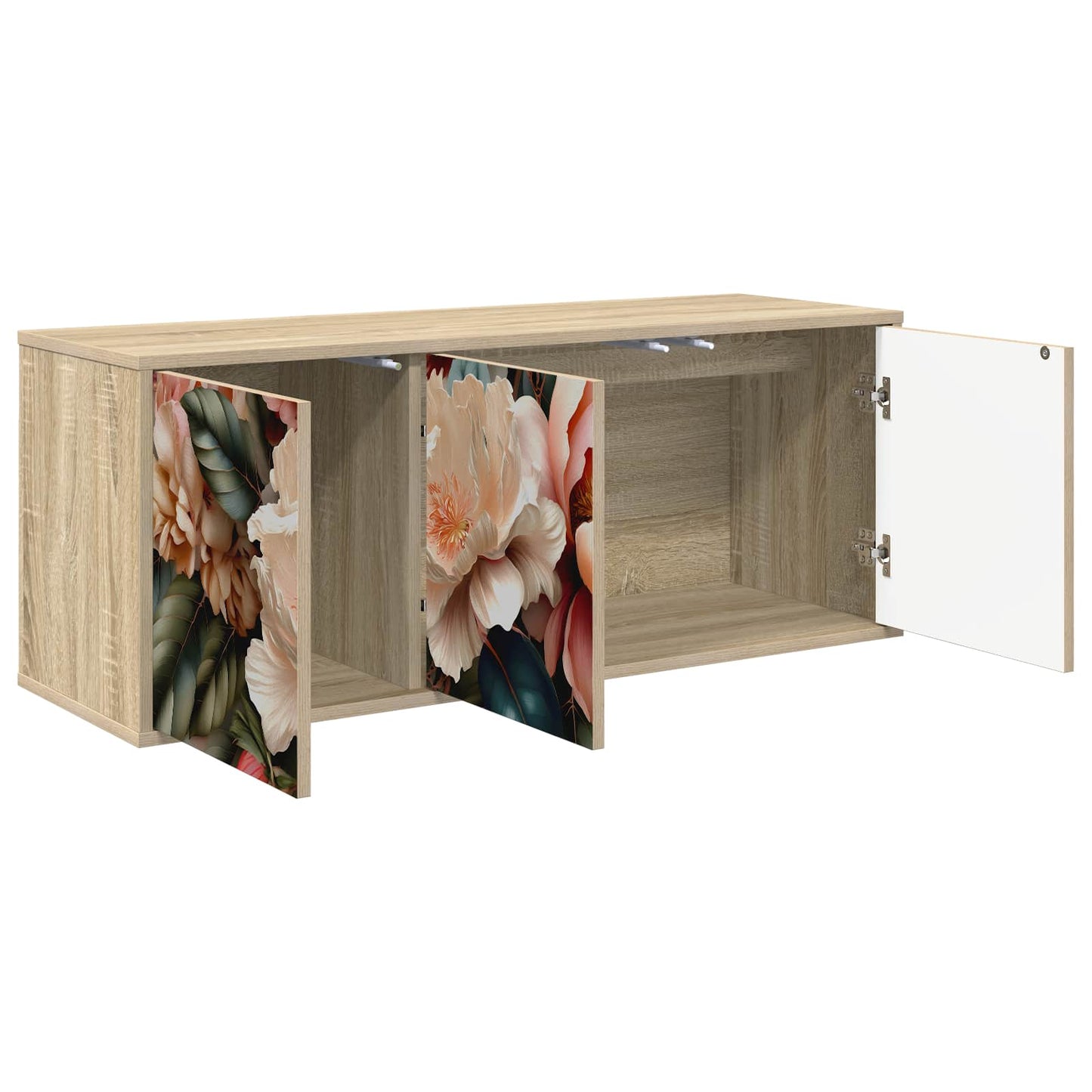 Wall-mounted TV Cabinet BORNE 102 x 33 x 40 cm Sonoma Oak