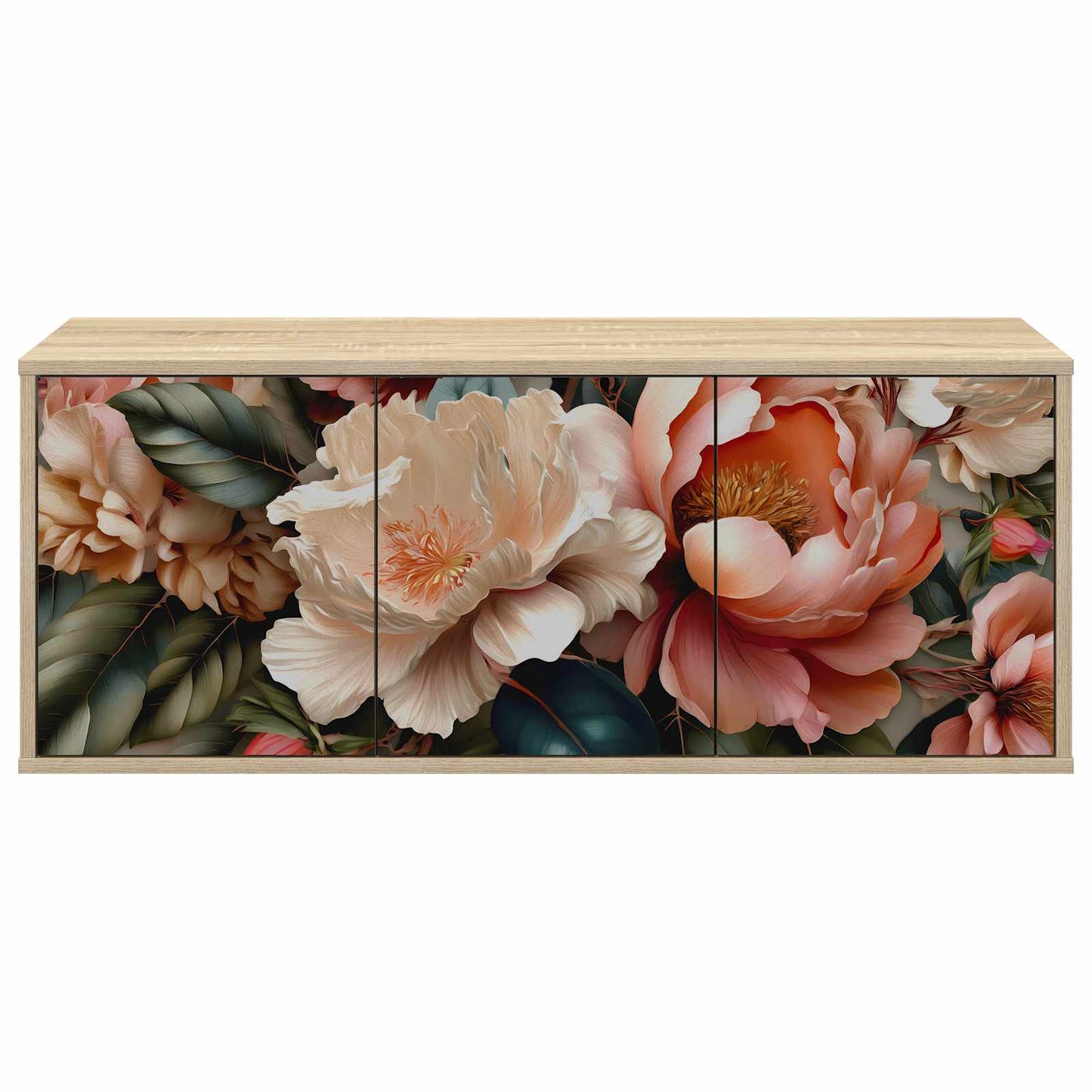 Wall-mounted TV Cabinet BORNE 102 x 33 x 40 cm Sonoma Oak