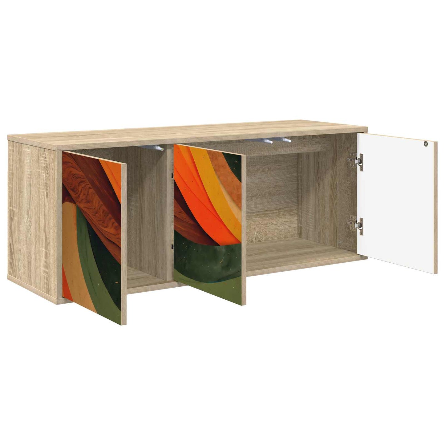 Wall-mounted TV Cabinet BONN 102 x 33 x 40 cm Sonoma Oak