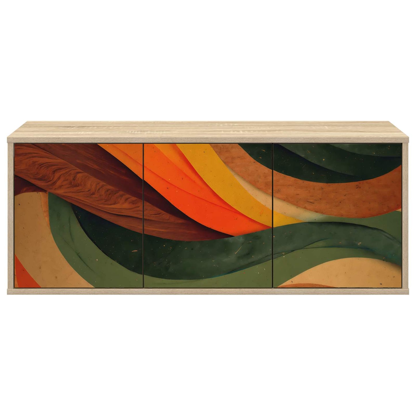 Wall-mounted TV Cabinet BONN 102 x 33 x 40 cm Sonoma Oak