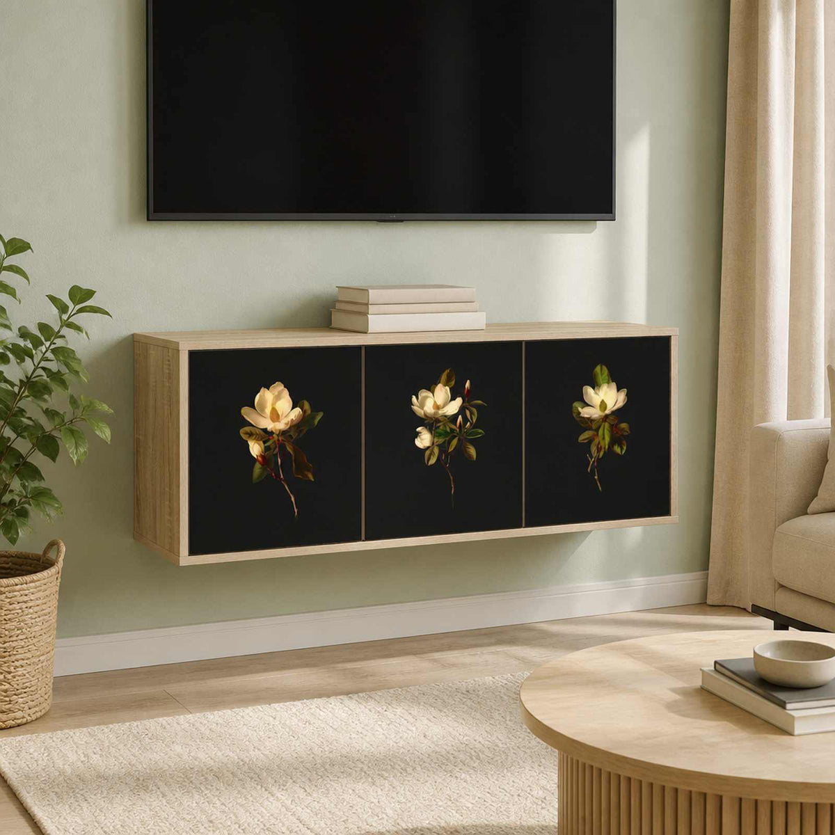 Wall-mounted TV Cabinet BREMEN 102 x 33 x 40 cm Sonoma Oak