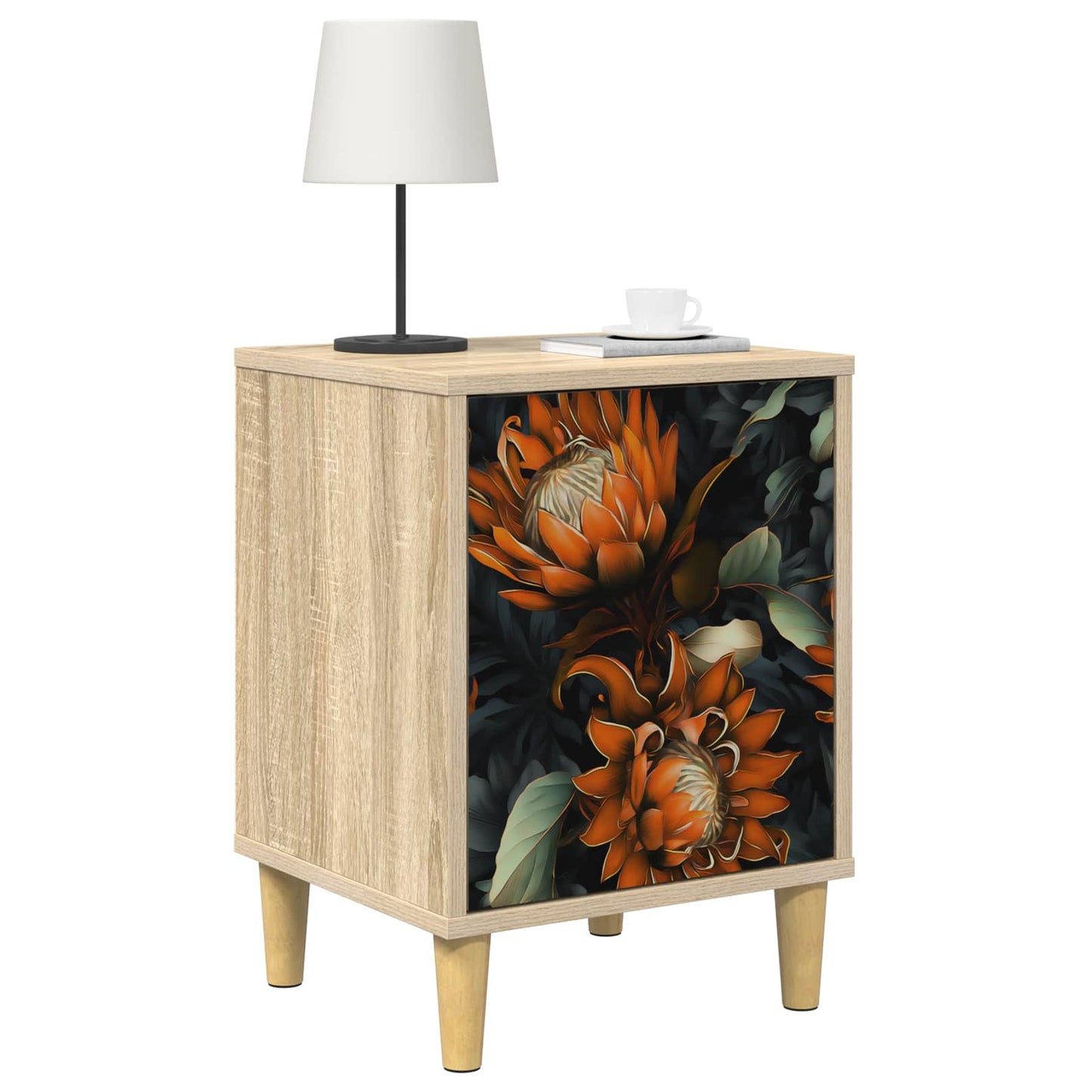 Bedside Cabinet LOCHEM Sonoma Oak 36 x 33 x 50 cm