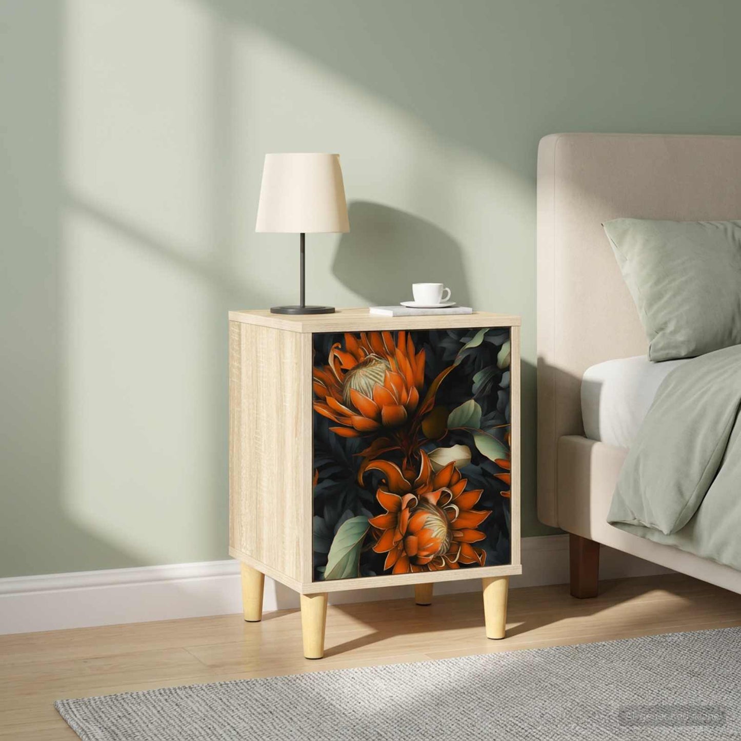 Bedside Cabinet LOCHEM 2 pcs Sonoma Oak 36 x 33 x 50 cm