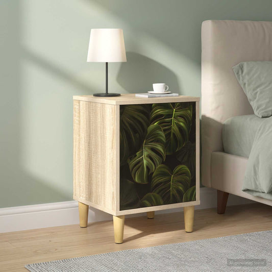 Bedside Cabinet ELBURG 2 pcs Sonoma Oak 36 x 33 x 50 cm