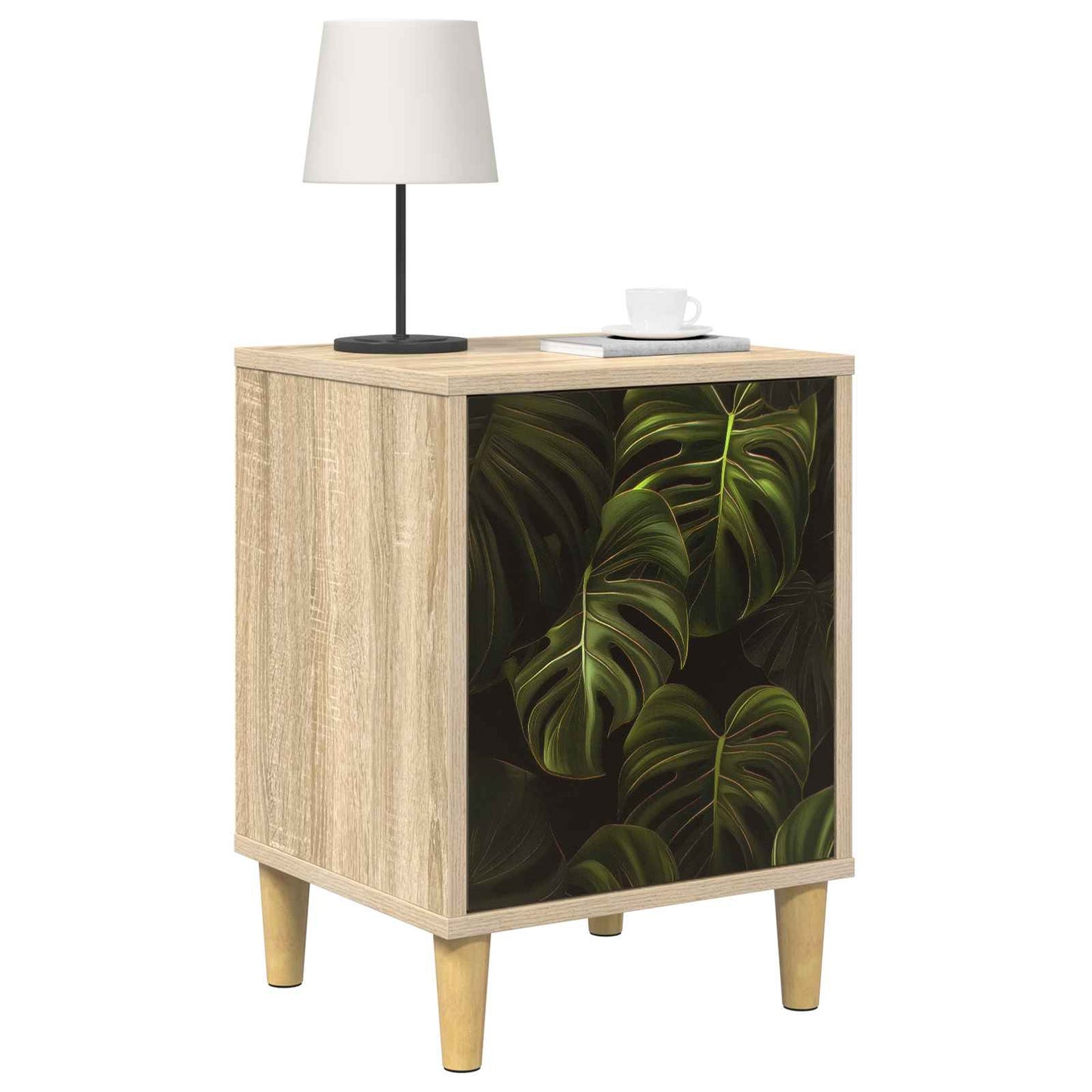 Bedside Cabinet ELBURG 2 pcs Sonoma Oak 36 x 33 x 50 cm
