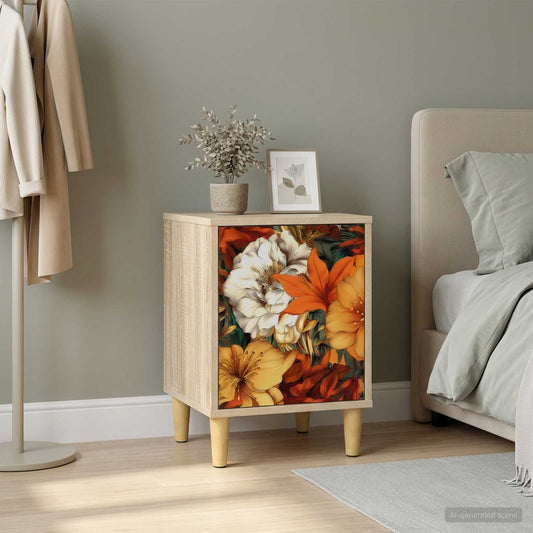 Bedside Cabinet GENNEP Sonoma Oak 36 x 33 x 50 cm
