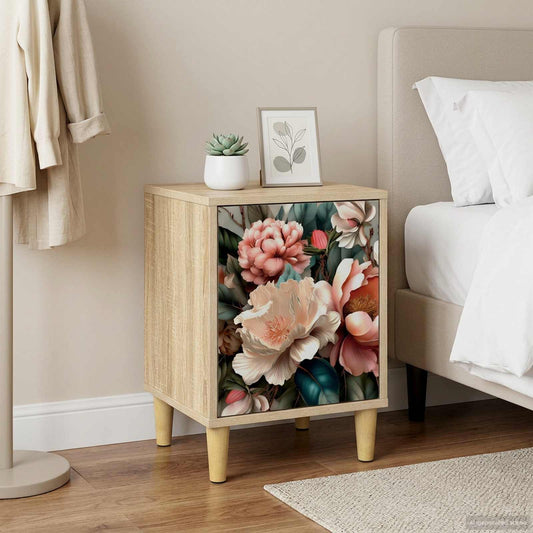 Bedside Cabinet BORNE Sonoma Oak 36 x 33 x 50 cm