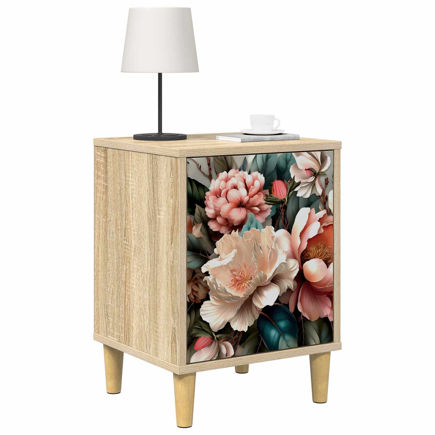 Bedside Cabinet BORNE 2 pcs Sonoma Oak 36 x 33 x 50 cm