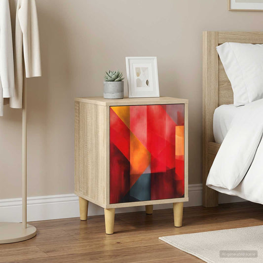 Bedside Cabinet HEESCH 2 pcs Sonoma Oak 36 x 33 x 50 cm