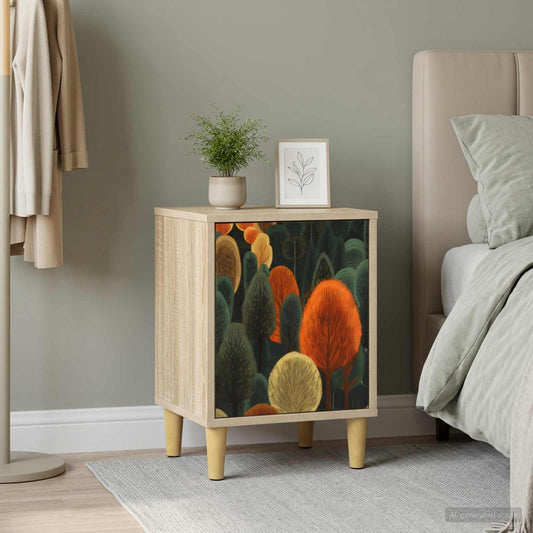 Bedside Cabinet ZAANDAM Sonoma Oak 36 x 33 x 50 cm