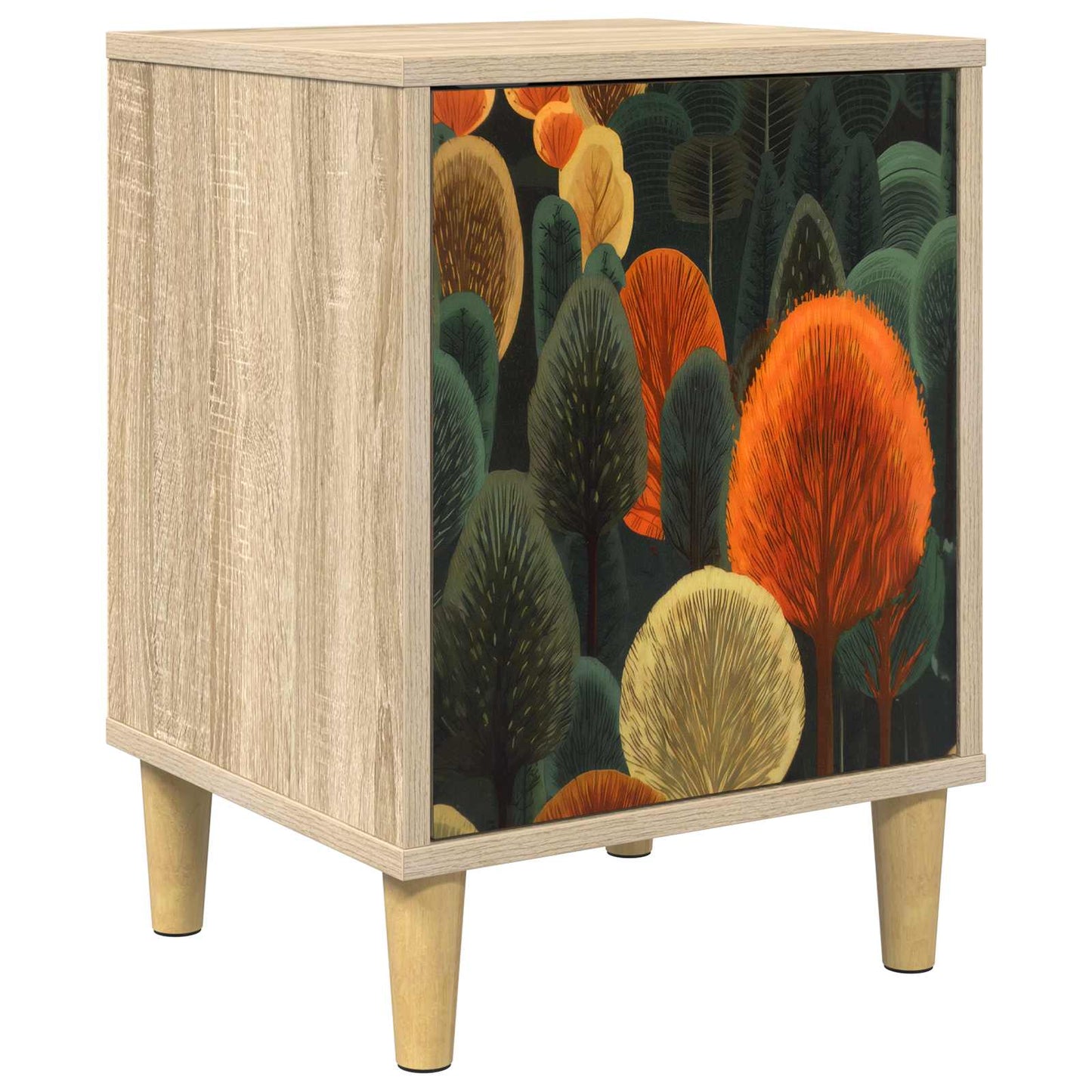 Bedside Cabinet ZAANDAM Sonoma Oak 36 x 33 x 50 cm