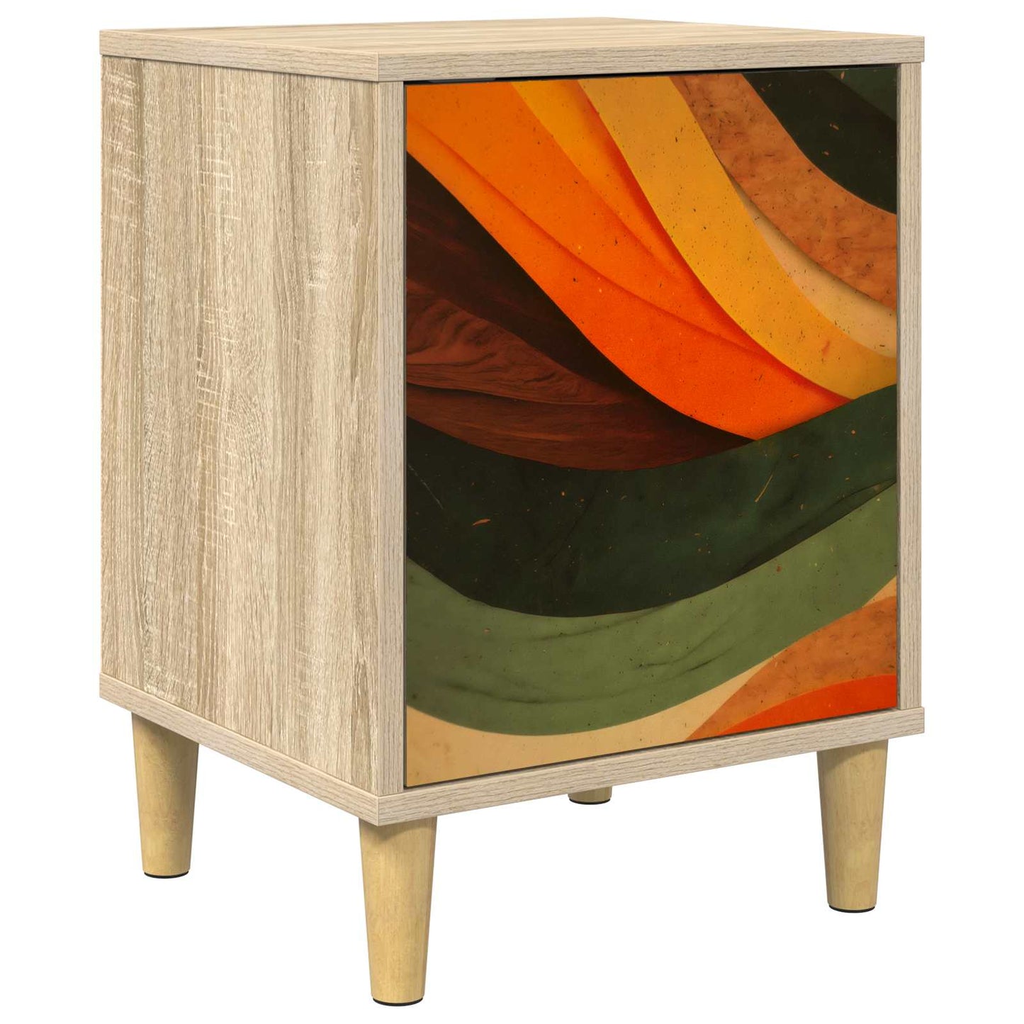 Bedside Cabinet BONN Sonoma Oak 36 x 33 x 50 cm Engineered Wood
