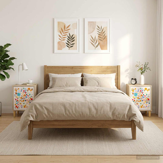 Bedside Cabinet MAINZ 2 pcs Sonoma Oak 36 x 33 x 50 cm