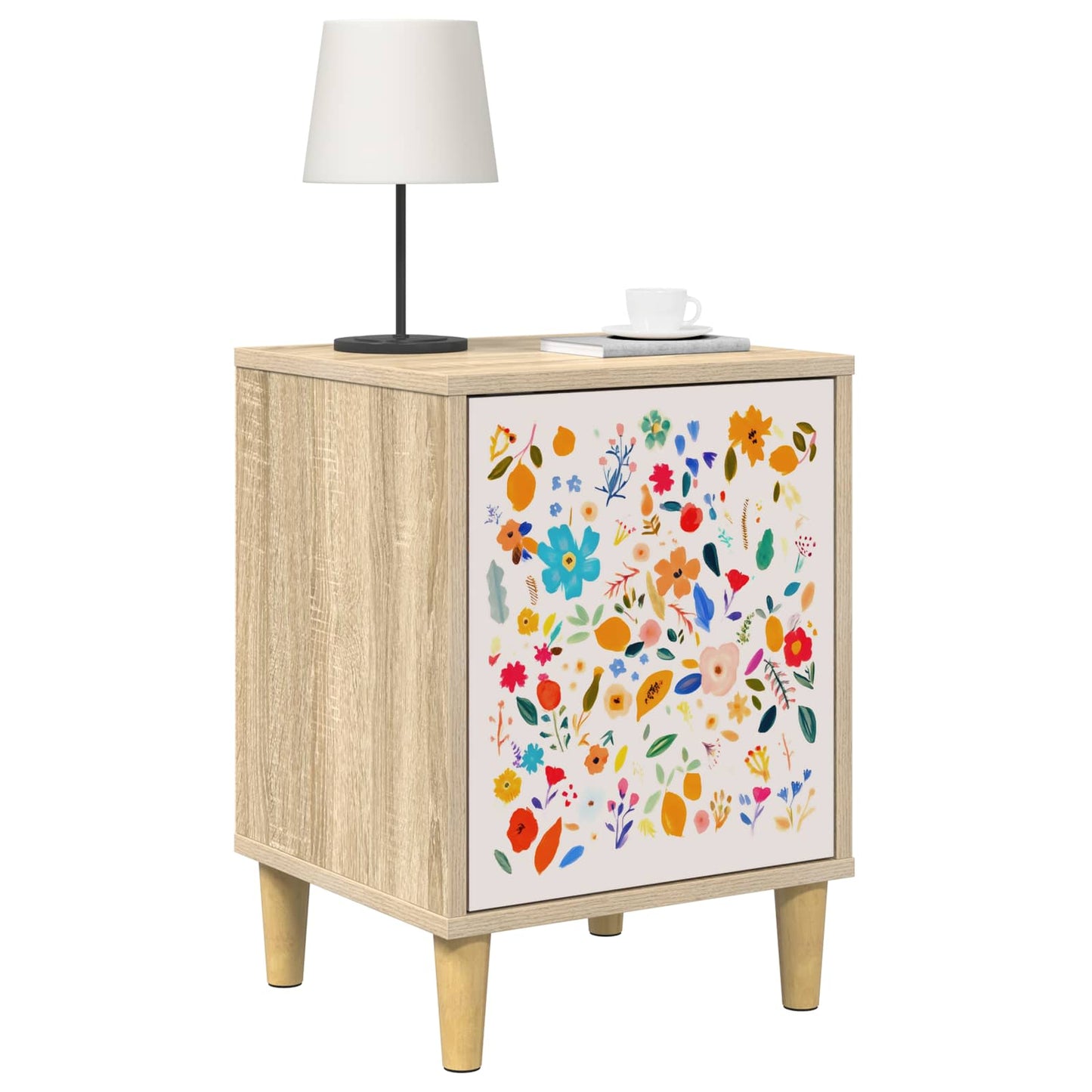 Bedside Cabinet MAINZ 2 pcs Sonoma Oak 36 x 33 x 50 cm
