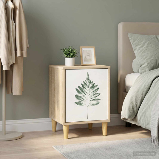 Bedside Cabinet HANAU Sonoma Oak 36 x 33 x 50 cm