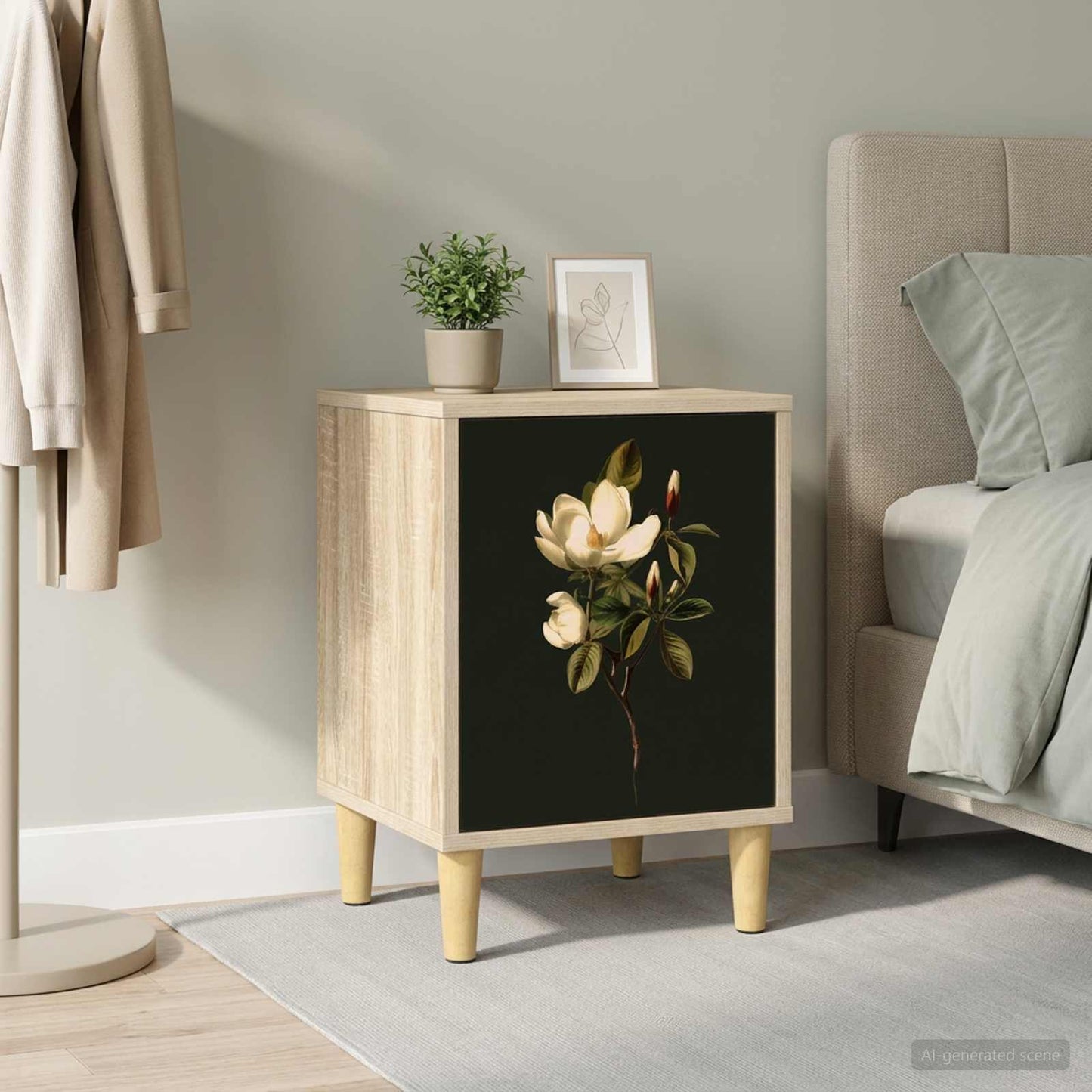Bedside Cabinet BREMEN Sonoma Oak 36 x 33 x 50 cm