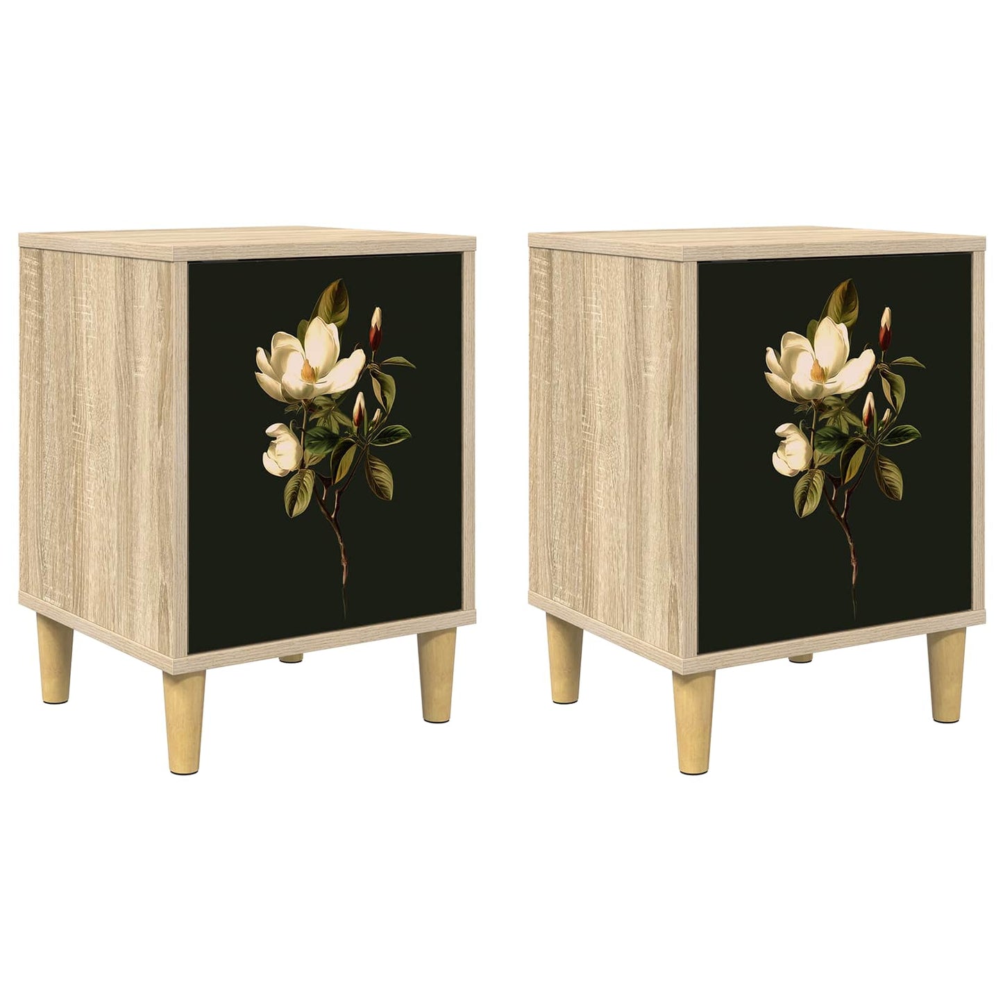 Bedside Cabinet BREMEN 2 pcs Sonoma Oak 36 x 33 x 50 cm