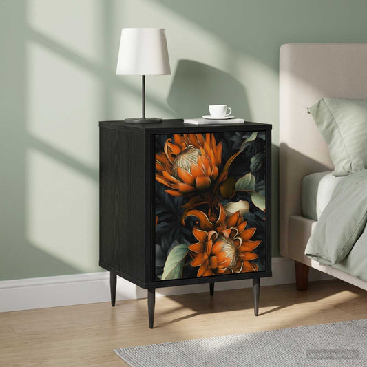 Bedside Cabinet LOCHEM 2 pcs Black Oak 36 x 33 x 51 cm